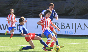 El Atlético Madrileño Cadete ganó al Complutense con un ajustado 2-1 el sábado 8 de noviembre